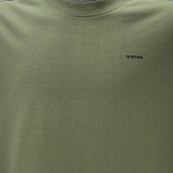 G-Star Raw Men’s Woven Mix Boxy T-Shirt – Four Leaf Clover Green - Picture 13 of 14